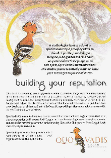 Quo Vadis Communications Brochure