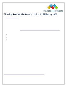 Mooring Systems Market to exceed $1.89 Billion by 2020
