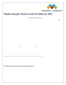 Pipeline Integrity Market worth $2.1 billion by 2024