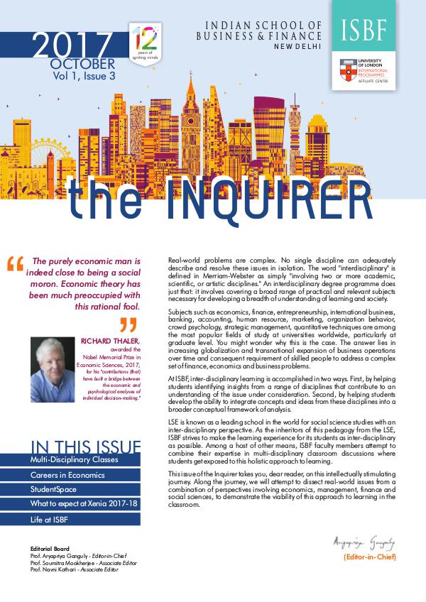 The Inquirer Vol 1, Issue 3