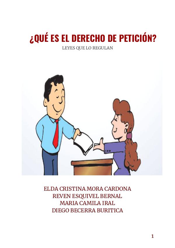 DERECHO DE PETICION DERECHO DE PETICION REVISTA | Quiosco ...