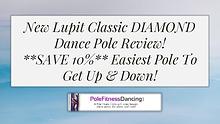 New Lupit Classic DIAMOND Dance Pole Review! SAVE 10% Easiest Pole To