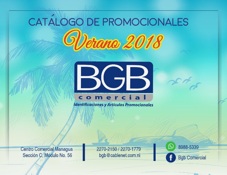 Catálogo Verano 2018 CATALOGO VERANO 2018