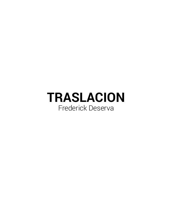 Frederick Deserva Documentation of Traslacion 2015-2017