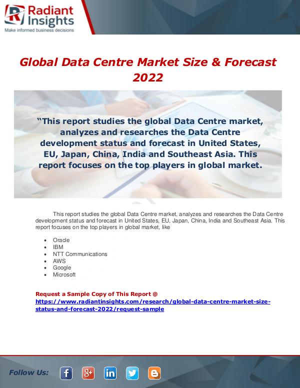Market Forecasts and Industry Analysis Global Data Centre Market Size 2022