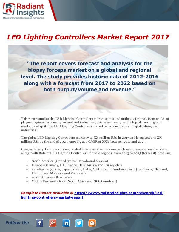 Market Forecasts and Industry Analysis LED Lighting Controllers Market Report