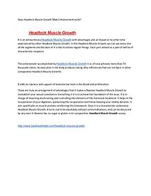 Headlock Muscle Growth