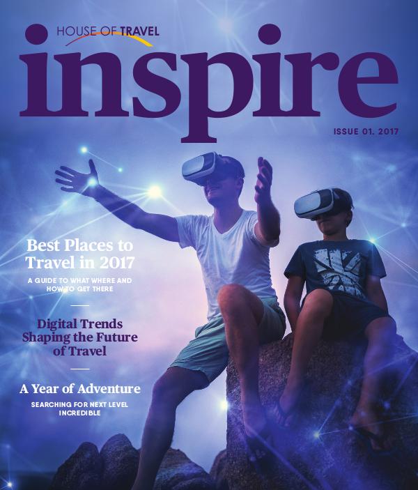 House of travel Inspire magazine march