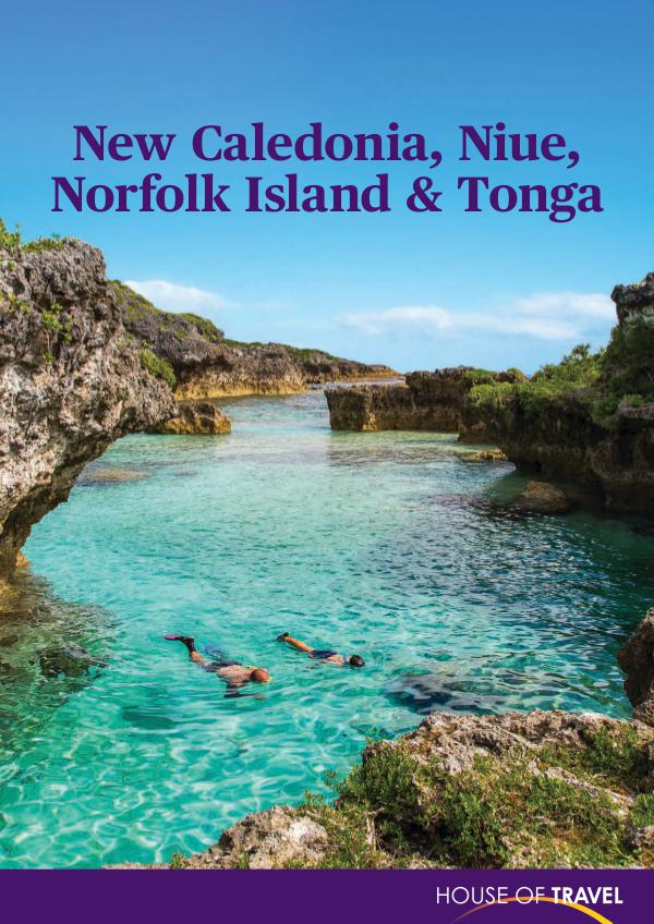 House of travel New Caledonia, Niue, Norfolk Island & Tonga Brochu