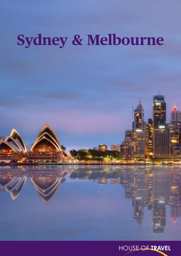 House of travel Sydney & Melbourne Brochure 2017