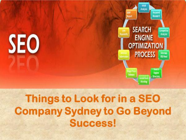 My first Magazine Things to Look for in a SEO Company