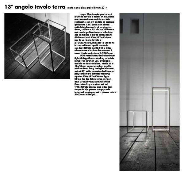 Viabizzuno by Cirrus Lighting - Architectural Lighting Range 13 Angolo Table Floor by Cirrus Lighting