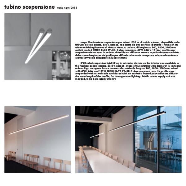 Viabizzuno by Cirrus Lighting - Architectural Lighting Range Tubino Suspension by Cirrus Lighting