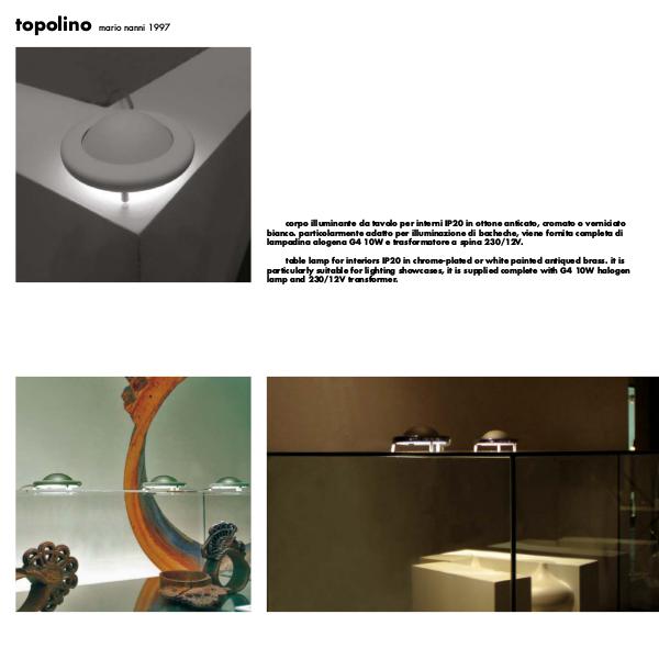 Viabizzuno by Cirrus Lighting - Architectural Lighting Range Topolino Table Lamp