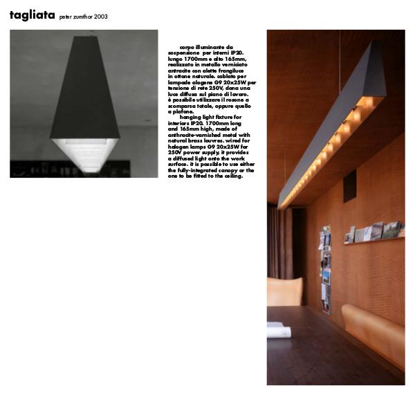 Viabizzuno by Cirrus Lighting - Architectural Lighting Range Tagliata Suspended Fitting by Cirrus Lighting