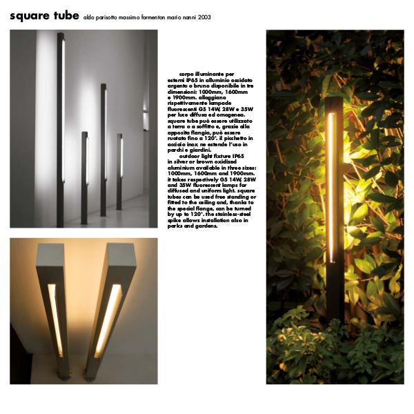 Viabizzuno by Cirrus Lighting - Architectural Lighting Range Square Tube  Exterior Light by Cirrus Lighting