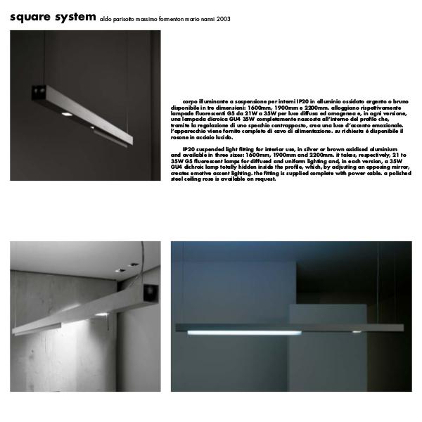 Viabizzuno by Cirrus Lighting - Architectural Lighting Range Square System by Cirrus Lighting