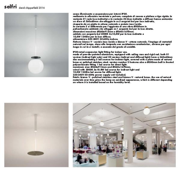 Viabizzuno by Cirrus Lighting - Architectural Lighting Range Selfri Pendant Light by Cirrus Lighting