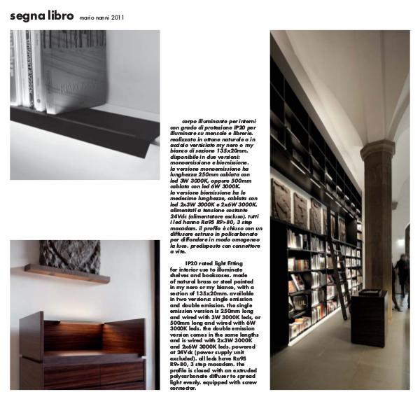 Viabizzuno by Cirrus Lighting - Architectural Lighting Range Segna Shelf and Bookcase Light by Cirrus Lighting