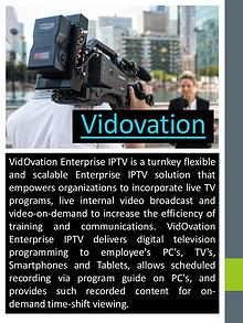 Enterprise IPTV Video Networking