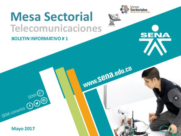 Boletín  01 Mesa Sectorial de Telecomunicaciones BOLETIN MESA SECTORIAL TELCO 01 PDF