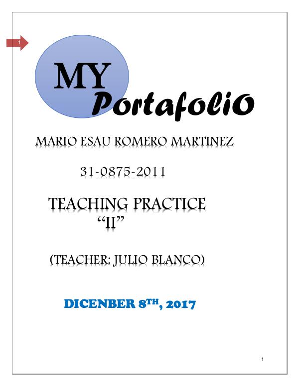 TEACHING PRACTICE II portafolio.docx