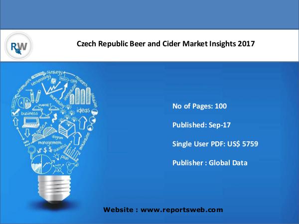 Czech Republic Beer and Cider Market Insights 2017
