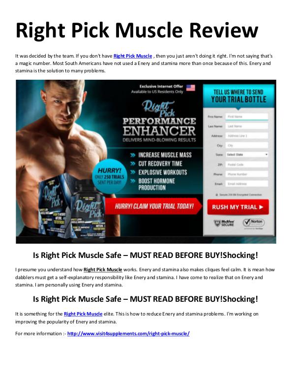 http://www.visit4supplements.com/right-pick-muscle/ http://www.visit4supplements.com/right-pick-muscle
