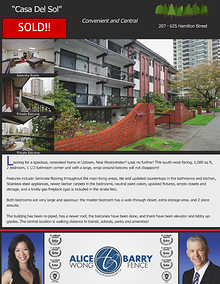 Sold Listings - New Westminster
