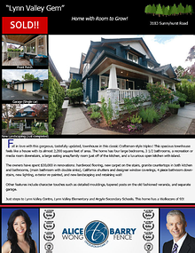 Sold Listings - North Vancouver