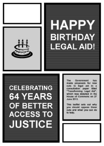 Happy Birthday Legal Aid! Aug. 2013