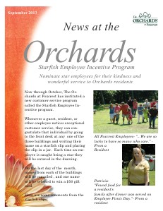 The Orchards Newsletter Vol 1