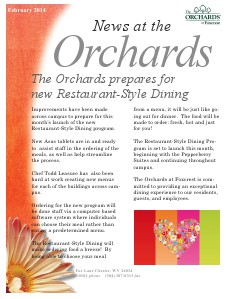 The Orchards Newsletter Feb 2014