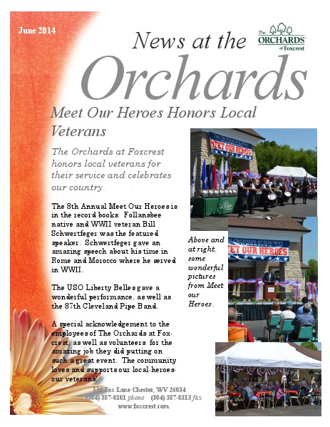 The Orchards Newsletter June 2014
