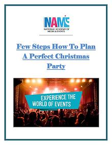 Few Steps How To Plan A Perfect Christmas Party
