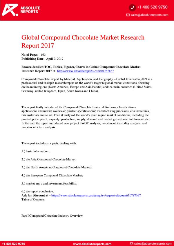 28-07-2017 Compound-Chocolate-Market-Research-Report-2017