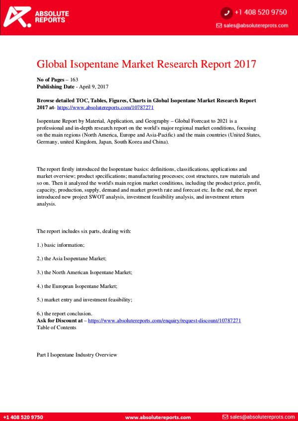 28-07-2017 Isopentane-Market-Research-Report-2017
