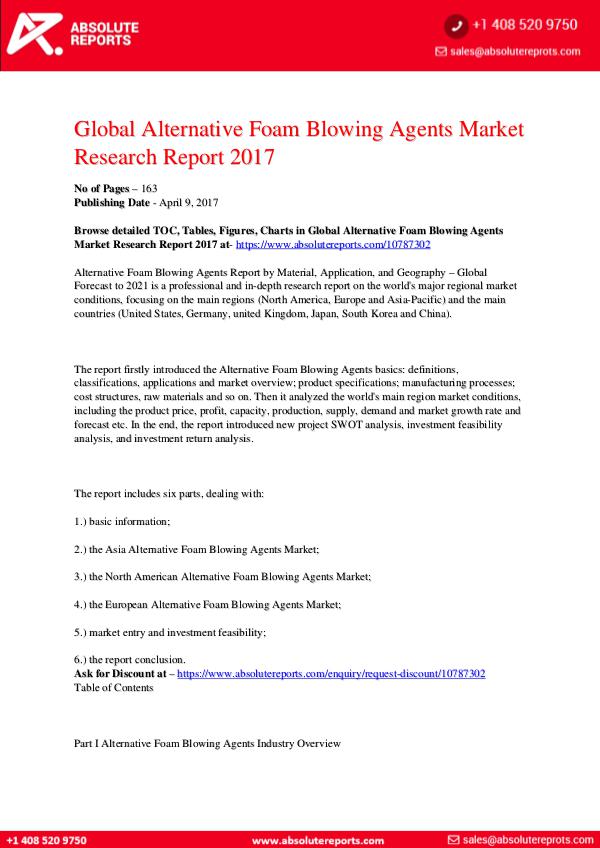 28-07-2017 Alternative-Foam-Blowing-Agents-Market-Research-Re