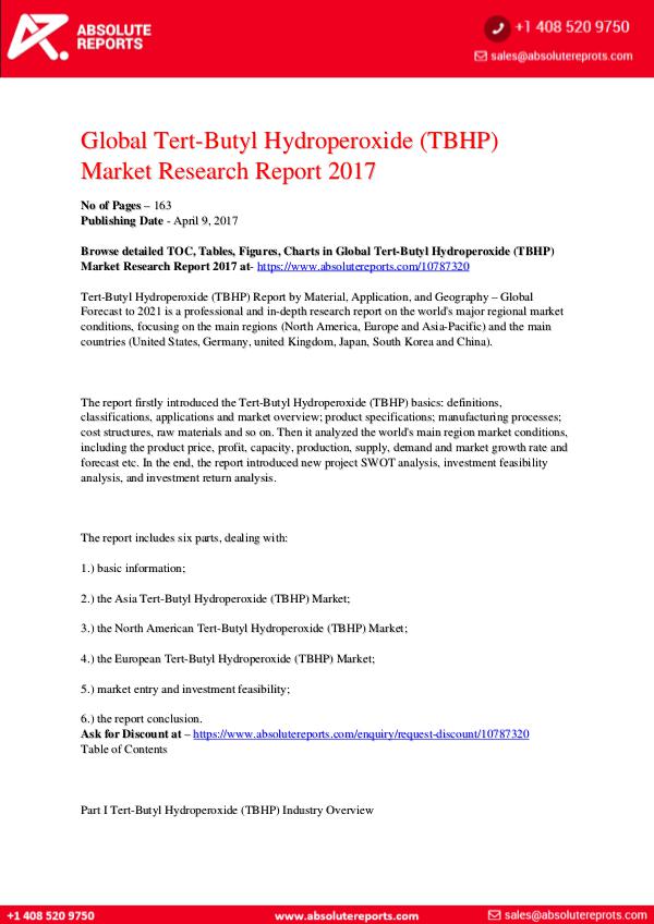 28-07-2017 Tert-Butyl-Hydroperoxide-TBHP-Market-Research-Repo
