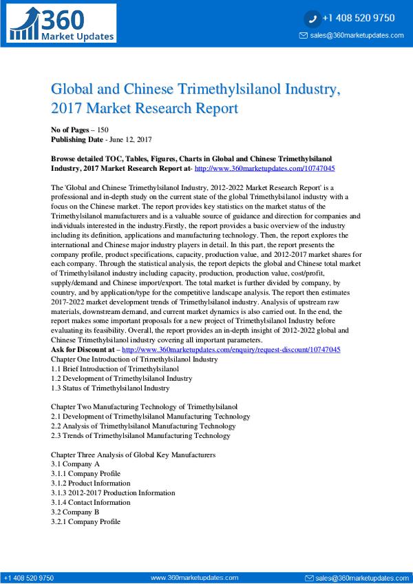 Trimethylsilanol-Industry-2017-Market-Research-Rep