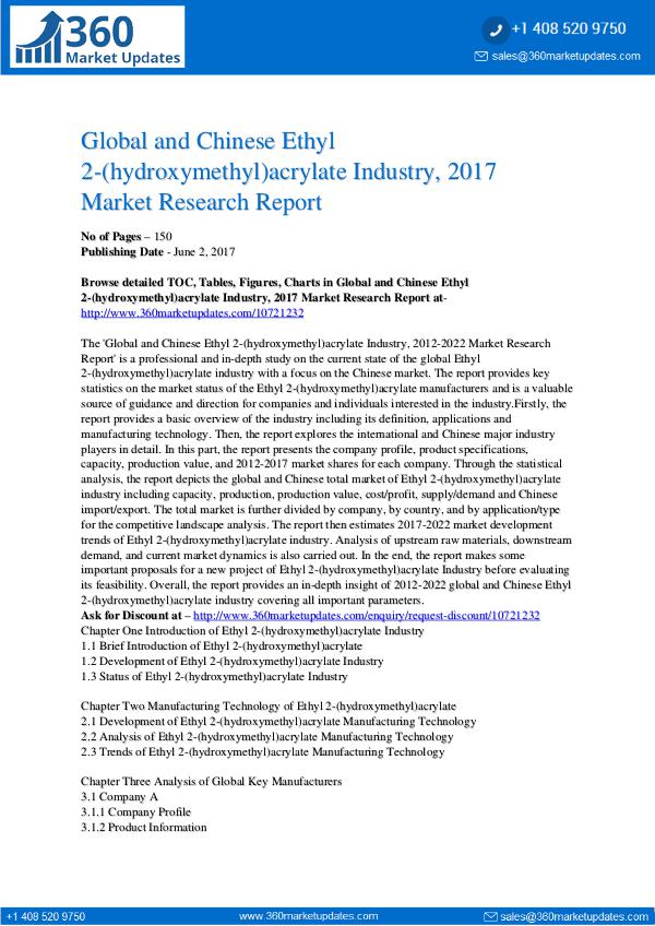 Ethyl-2-hydroxymethyl-acrylate-Industry-2017-Marke