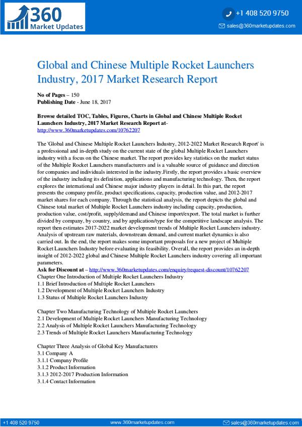 23-06-2017 Multiple-Rocket-Launchers-Industry-2017-Market-Res