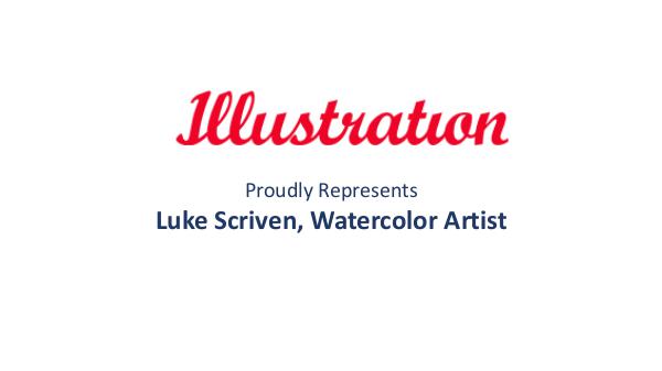 New Talent Luke Scriven, Watercolor Artist