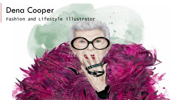 Dena Cooper, Fashion and Lifestyle Illustrator Dena Cooper