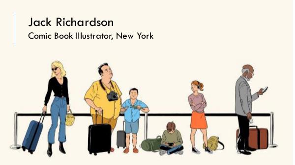 Jack Richardson - Comic Book Illustrator, New York Jack Richardson