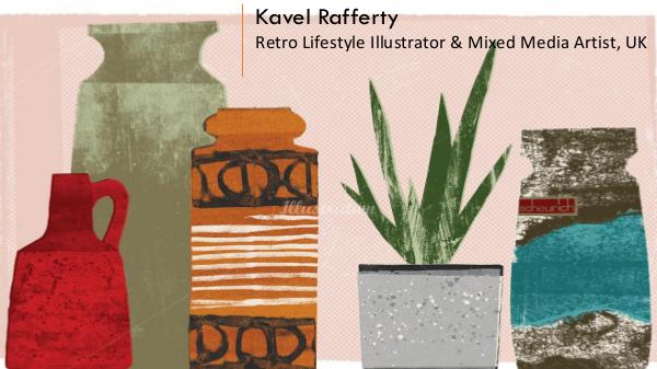 Kavel Rafferty - Retro Lifestyle Illustrator & Mixed Media Artist, UK Kavel Rafferty