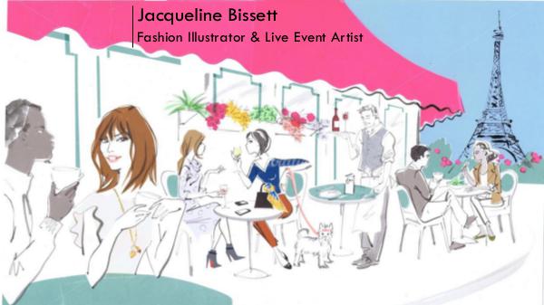 Jacqueline Bissett - Fashion Illustrator & Live Event Artist Jacqueline Bissett