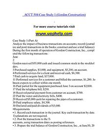 ACCT 504 help A Guide to career/uophelp.com