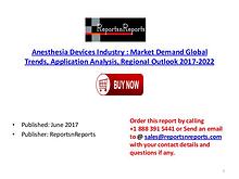 Anesthesia Devices Industry Global Market Trends, Share, Size and 202