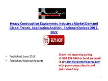 Heavy Construction Equipments Industry Global Market Trends, Share, S